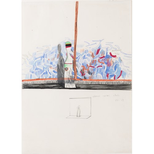 Coloured Curtain Study